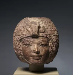 Head of Amenhotep III Wearing the Round Wig