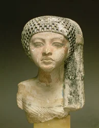 Head of a Princess from the family of Akhenaten, New Kingdom