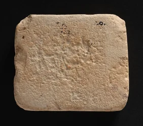 Limestone mould for casting metal jewellery, New Kingdom