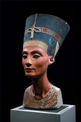 Nefertiti (14th century BC) queen-consort of Pharaoh Akhenaton