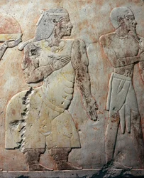 Queen of Punt, (detail), mortuary temple of Hatshepsut, Deir el-Bahari, necropolis of Thebes (Unesco World Heritage List)
