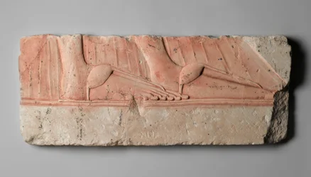 Relief Depicting the Sandaled Feet of Royal Women, from Tell el-Amarna, New Kingdom, c.1353-1332 BC