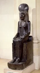 Statue of the lion-headed goddess Sekhmet, from the Temple of Mut, Karnak, New Kingdom, c. 1391-1353 BC