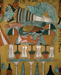 Symbols and mythological figures of a religious nature