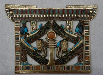 Temple-shaped Breastplate, Treasury of Tutankhamun, Egypt, Egyptian Civilization, New Kingdom, Dynasty XVIII