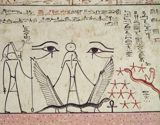 The two mystical eyes, from the Tomb of Tuthmosis III