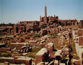 View of the Temple of Amun