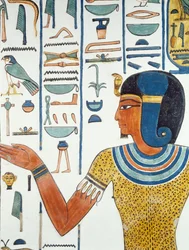 Column with Hornedjitef (detail)