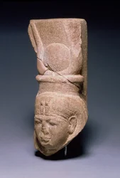 Head of Hathor, from Serabit-el-Khadim in Sinai Peninsula
