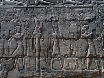 Scenes of Offerings to Gods, Relief, Interior Walls of Great Hypostyle Hall, Karnak Temple Complex