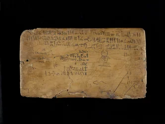 Writing Board with Lines from The Hymn to the Nile Flood