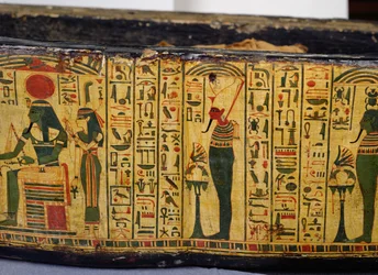 Detail of the Outer Coffin Base of the Mummy of Nesyamun