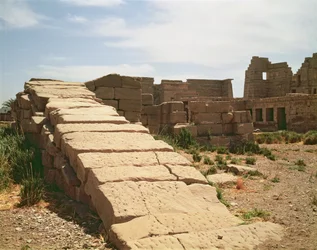 Nilometer, from the Mortuary Temple of Ramesses III, New Kingdom