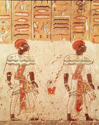 Nubians, from the Tomb of Ramesses III (c.1184-1153 BC) New Kingdom