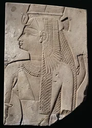 Relief of a Divine Consort, Late Period, c.780-656 BC