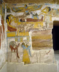 Murals of Burial Chamber of Tomb of Pa Nentwy