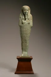 Ushabti Figure for Neferibre-si-Neith, Late Dynastic Period, Reign of Amasis, 570-526 BC