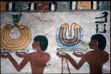 Ancient Egypt, Wall Painting, Tomb of Sennufer, Tomb of the Nobles, Thebes