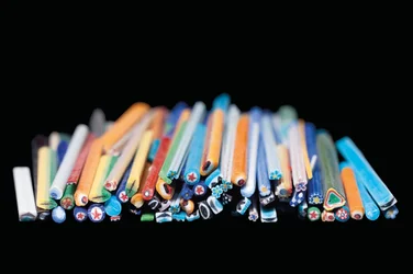Group of Rods, Comprising Mosaic Glass Bars Depicting Stars, Rosettes and Other Motifs and Patterns, c.5th - 1st Century BC