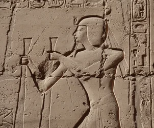 Pharaoh Wearing a Cobra, Luxor Temple