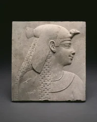 Relief Plaque Depicting a Queen or Goddess