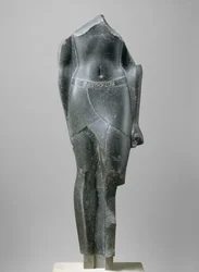 Torso of a Ptolemaic King, Inscribed with Cartouches of a Late Ptolemy