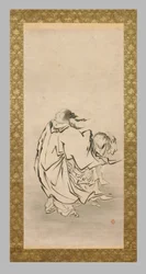 Two Sennin, late 16th-early 17th century