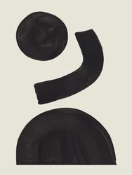 Abstract Black Shapes