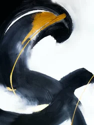 Abstract Gold Flow