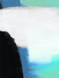 Modern Blue Green Abstract