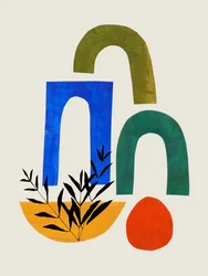 Organic Arches and Plants