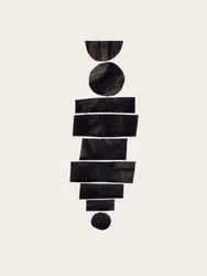 Stacked Abstract Shapes