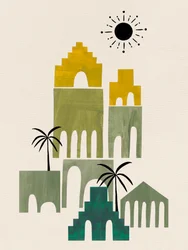 Sunny Desert Architecture