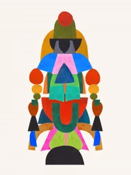 Vibrant Abstract Geometry