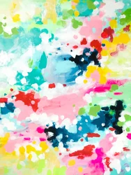 Vibrant Abstract Splatters