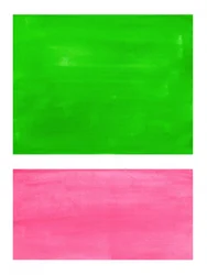 Vibrant Green Pink Blocks