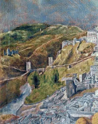 View and Map of Toledo