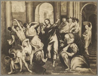 Christ Driving the Money Changers from the Temple