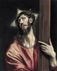 Christ Holding the Cross