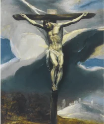 Christ on the Cross in a Landscape
