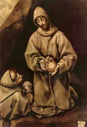 St Francis and Brother Leo Meditating on Death
