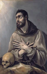 Saint Francis in ecstasy, c. 1580
