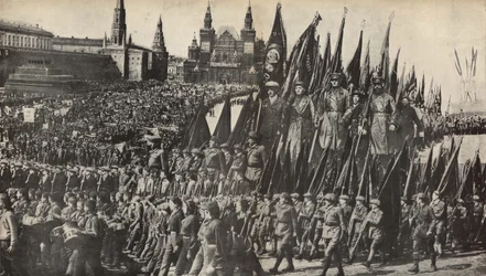 Illustration from USSR Builds Socialism