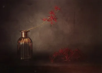 Red Bloom Still Life