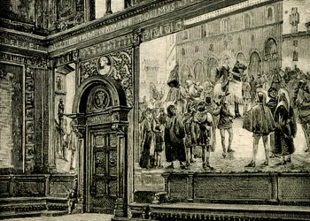 The Great Hall frescos in the Barnabites