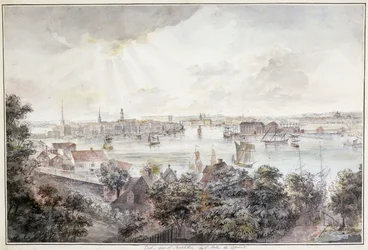A View of Stockholm from Soder with the Royal Palace, Storkyrkan, Riddarholmskykan and Tskakykan