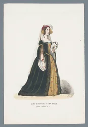 Lady-in-Waiting of the 16th Century (under Henry II)