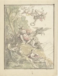 Apollo and the Muses on Parnassus