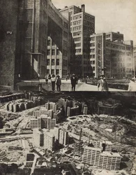 The Gosprom Complex Palace of Industry in the Ukrainian City of Kharkov, 1933