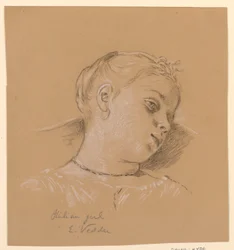 Head of an Italian Girl, ca. 1885